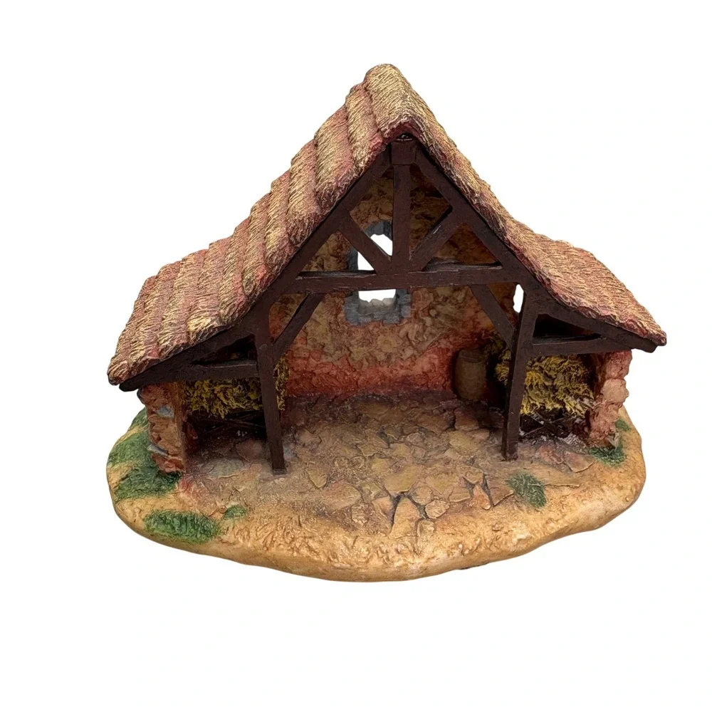 Hawthorne Miniatures Nativity Set‎ 3 Piece 1994 1995 Christmas Holiday Decor